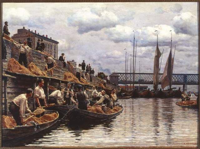 Aleksander Gierymski, Piaskarze, 1887