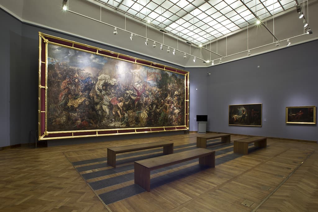 Galeria Sztuki XIX Wieku, Sala Matejkowska, Bitwa pod Grunwaldem. Fot. Bartosz Bajerski / MNW