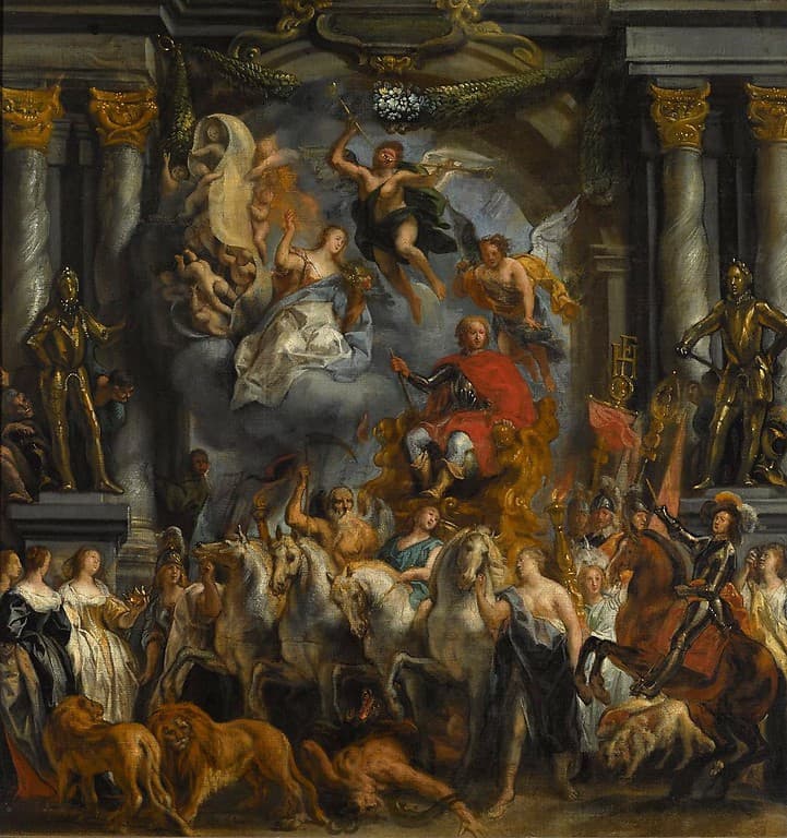 Jacob Jordaens, Triumf Fryderyka Henryka, księcia Oranii, 1651 (datowanie na 1651 rok opiera się na danych archiwalnych)