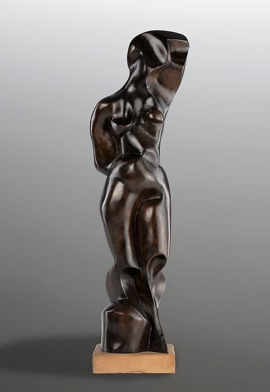 Katarzyna Kobro, Akt stojący, 1948 / 1949 (odlew), brąz, odlew.