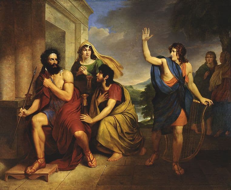 Antoni Brodowski, Gniew Saula na Dawida, 1812–1819, olej, płótno. Więcej nt. obiektu w Cyfrowym MNW