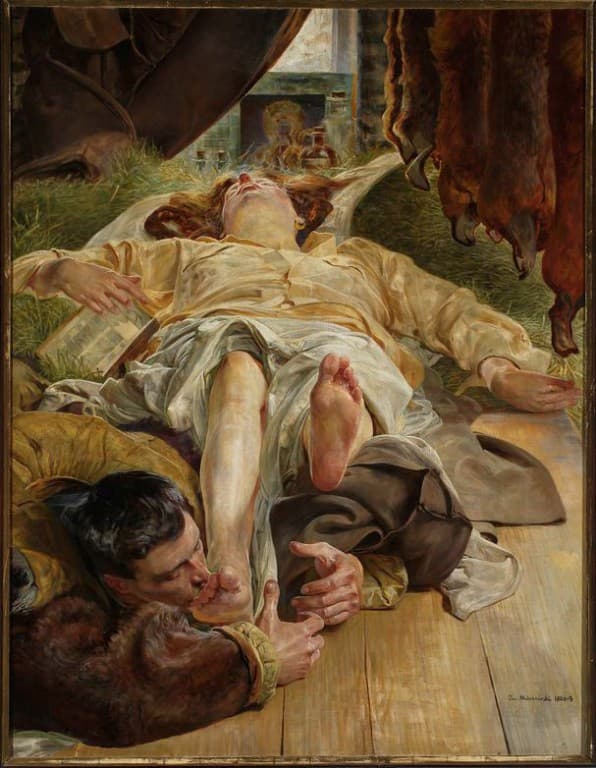 Jacek Malczewski, Śmierć Ellenai, 1906-1907
