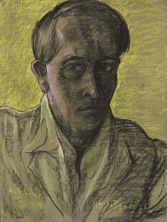 Stanisław Ignacy Witkiewicz, Autoportret, 1939