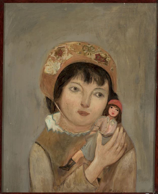 Tadeusz Makowski, Dziewczynka z lalką, ok. 1922