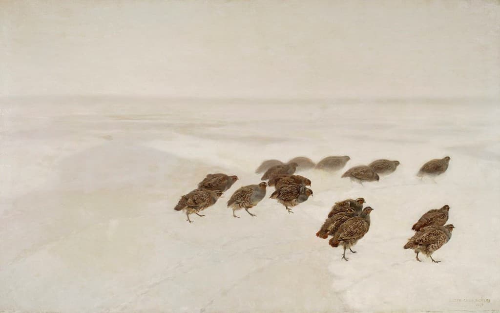 Józef Chełmoński, „Kuropatwy”, 1891