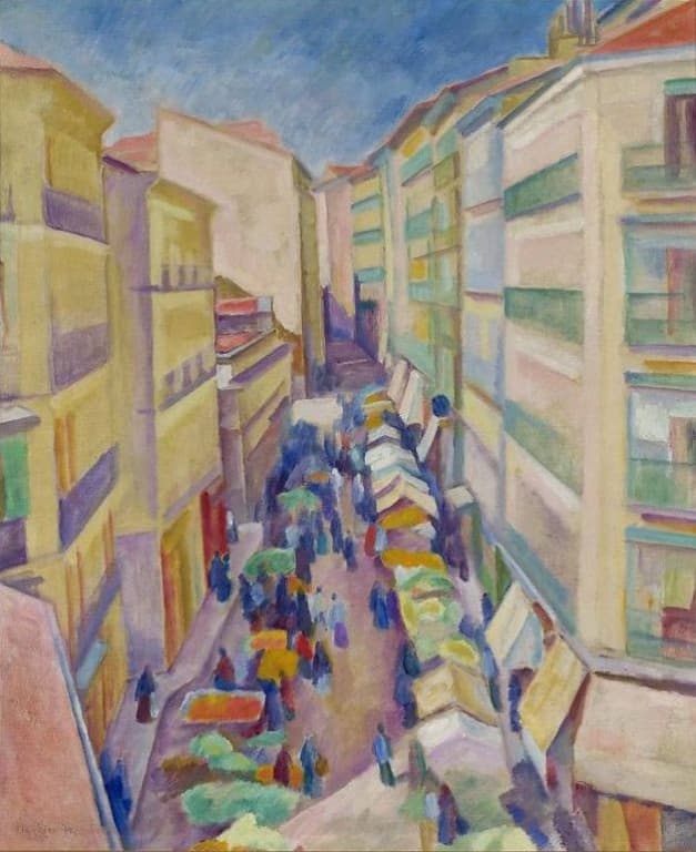 Józef Pankiewicz, Ulica w Madrycie, 1916-18