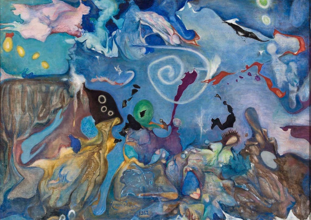 Erna Rosenstein, "Po drugiej stronie ciszy", 1962, Muzeum Narodowe w Warszawie